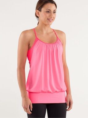 Lululemon No Limits Pink Tank Size 4